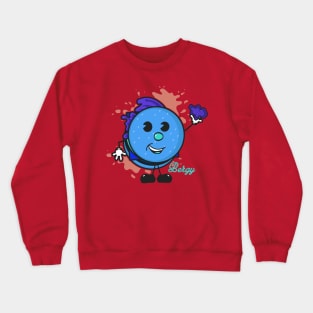 Pop Art for Kids | Bergy | Blue Crewneck Sweatshirt